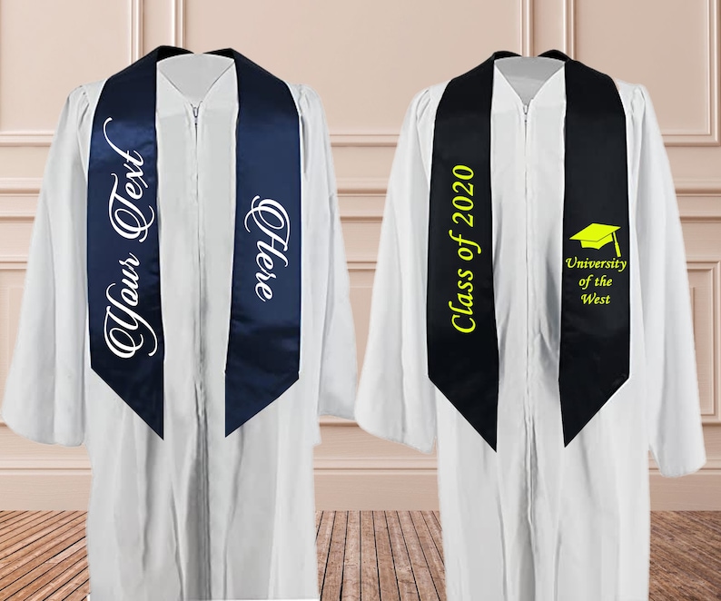 Customized Sash Graduation Sash Custom Sash Personalized Sash Etsy