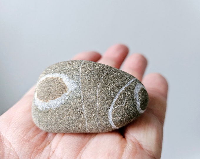 Evil Protection Stone Very Rare Two Eye Celtic Wishing Stone - Irish Wishing Stone, Witch ...