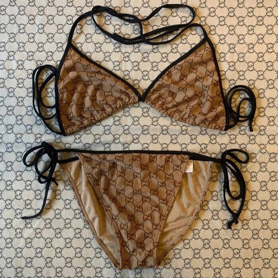 Gucci Swimsuit Bikini Top - Etsy