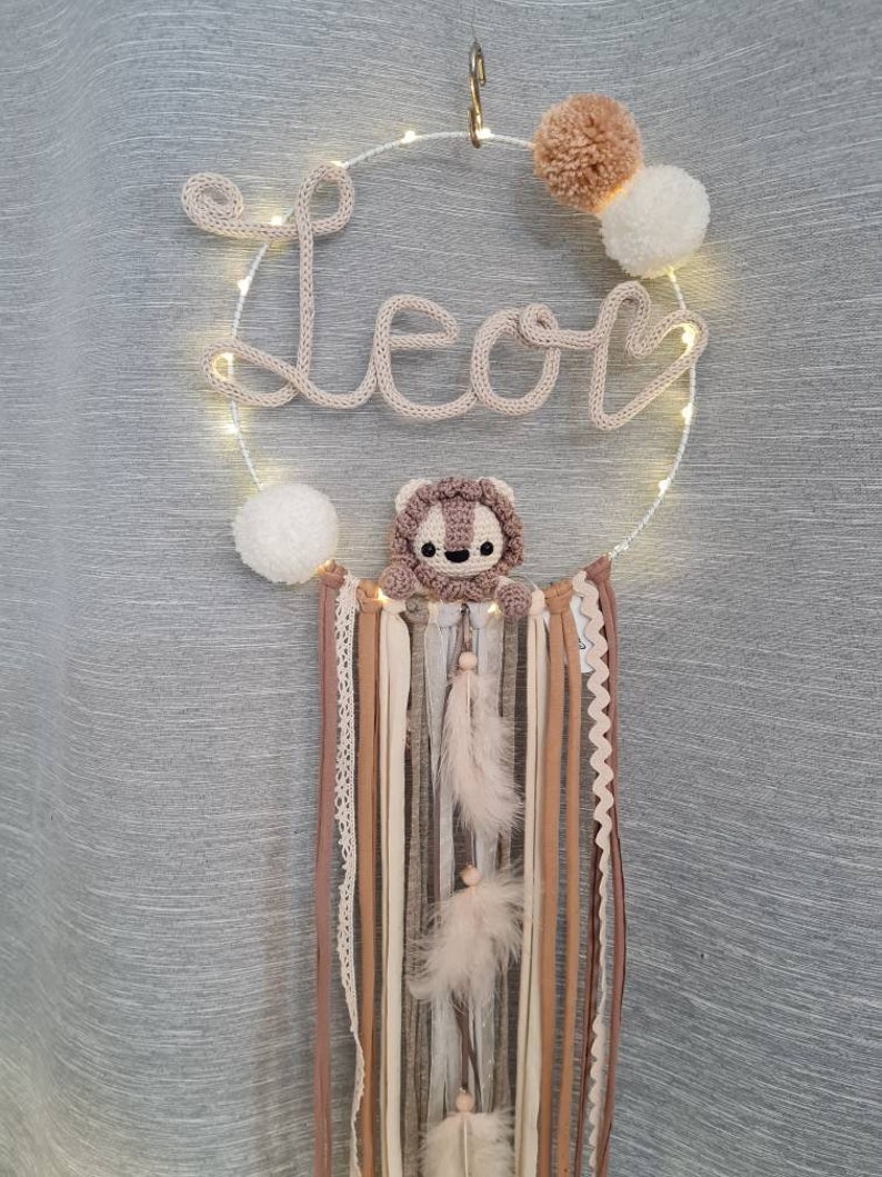 Dream catcher with name complete with accessories image 3