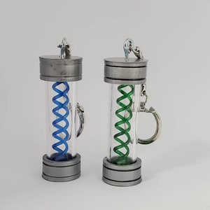 Resident Evil T-Virus & G-Virus Vials Keychains