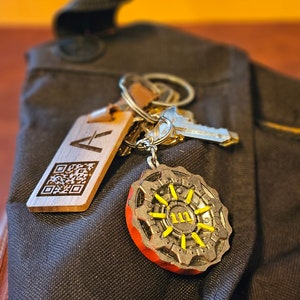 Fallout Nuka Cola Bottle Cap Keychain
