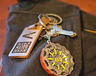 Fallout Nuka Cola Bottle Cap Keychain