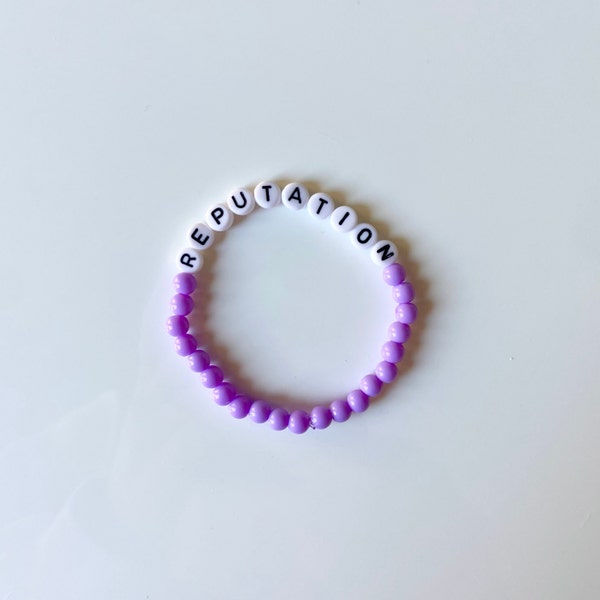 Beaded Taylor Swift Reputation Inspired Bracelet