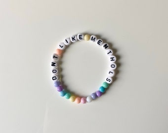 Beaded The 1975/Matty Healy/Don't Like Menthols Inspired Bracelet | The 1975, Matty Healy, The 1975 Tour, Gift, The 1975 Merch