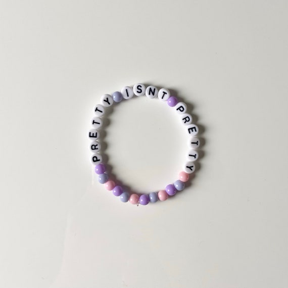 Beaded Olivia Rodrigo Pretty Isn't Pretty Inspired Bracelet | Olivia  Rodrigo, Guts, Sour, World Tour, HSM, OR, Vampire