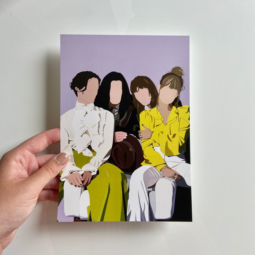 Måneskin Inspired A5 Print - Etsy