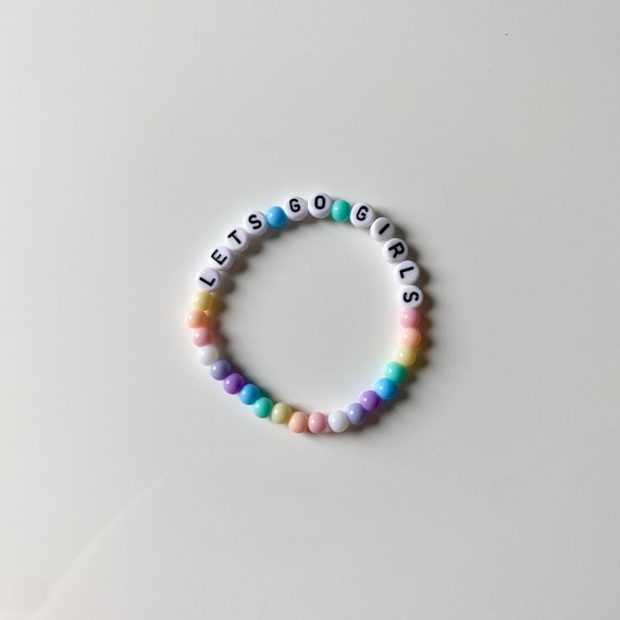 Buy Lets Go Girls Beaded Bracelet Gift Feminist Girl Power Stocking Filler Gift for Her Gift for Women Christmas Gift Secret Santa Online in India Etsy