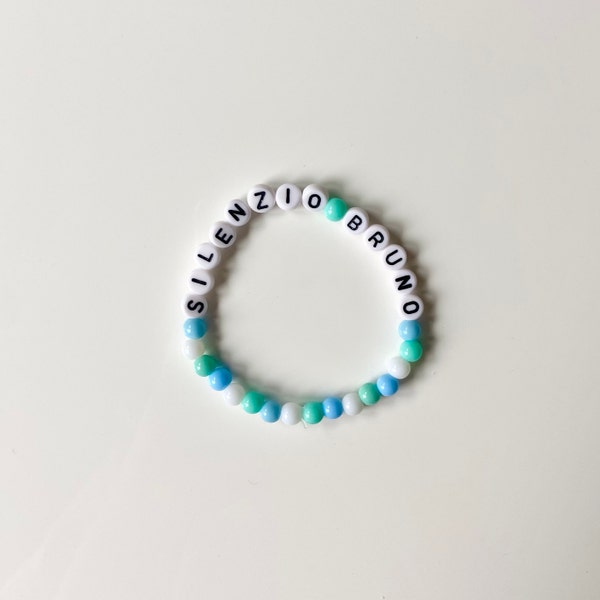 Beaded Silenzio Bruno Inspired Bracelet