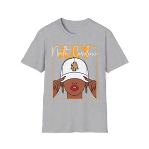 NCAT Aggies North Carolina AT Unisex Softstyle T-Shirt for College Students and Alumni, HBCU Pride Tee, Black History Month Shirt, 画像 3