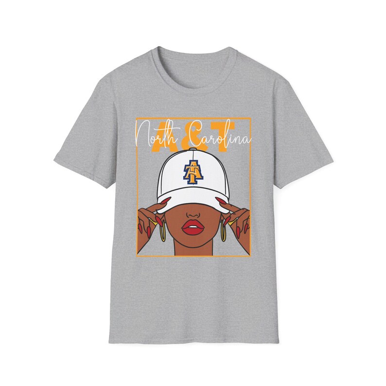 NCAT Aggies North Carolina AT Unisex Softstyle T-Shirt for College Students and Alumni, HBCU Pride Tee, Black History Month Shirt, 画像 3