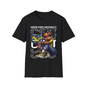 Coppin State University Eagles Softstyle T-Shirt for Students and Alumni, HBCU Gift, Black College Tee, Historically Black College Shirt