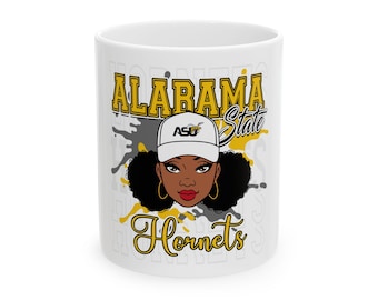 Alabama State University ASU Hornets Ceramic Mug | 11oz 15oz