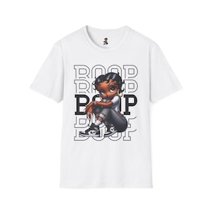 Sneakerhead Black Betty Boop T-Shirt, Graphic Tee, Streetwear Top, Hip Hop Shirt, Vintage Cartoon Apparel