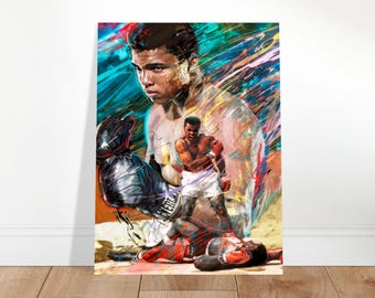 Float Before the Fall Boxing Legend Inspired Wall Art | Art by the Andersons