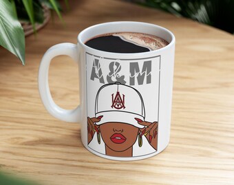Alabama A&M Bulldogs Mug | Ceramic Coffee Cup, AAMU Logo 11oz 15oz