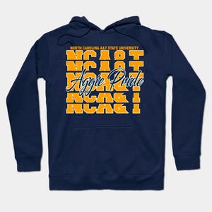 NCAT Aggie Pride Youth Shirt, North Carolina A T T-Shirt, HBCU Pride Tee, Aggie Alumni Gift, Blue College Homecoming Shirt Hoodie