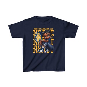 NCAT Aggies North Carolina AT Universität Kids Heavy Cotton ™ T-Shirt Bild 3