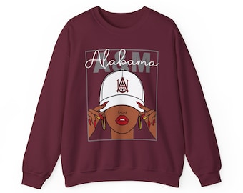 AAMU Bulldogs Sweatshirt, Alabama A&M University, Crew Neck Pullover