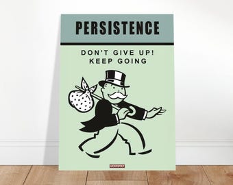 Persistence Motivation Art Print | Art by the Andersons