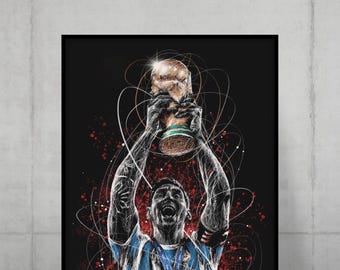 Immortal Lift Wall Art | Soccer Victory Art | Art by the Andersons