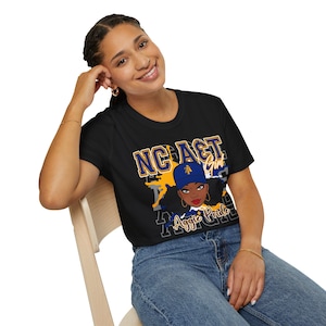NCAT Aggies T-Shirt, HBCU Pride, North Carolina AT, Unisex Softstyle image 6