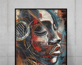 Noir Resonance | DJ Inspired Statement Wall Art | Art by the Andersons