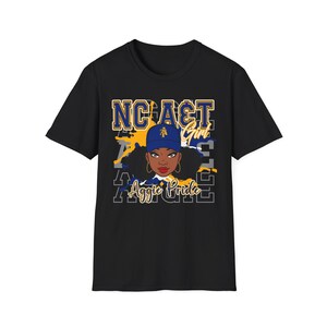 NCAT Aggies T-Shirt, HBCU Pride, North Carolina AT, Unisex Softstyle image 2