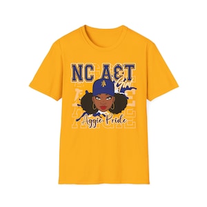 NCAT Aggies T-Shirt, HBCU Pride, North Carolina AT, Unisex Softstyle image 3