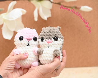 No Sew Hamster Crochet Pattern: Amigurumi Plushie (PDF Pattern)