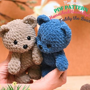 Patron nounours au crochet sans couture : peluche Amigurumi (Patron PDF) Vêtements inclus image 8