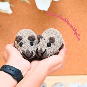 Capibara No Sew-haakpatroon, haakpatroon capibara, No Sew Amigurumi-haakpatronen, haakpatroon, knuffelpatroon