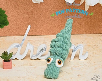 No Sew Crochet Crocodile Pattern: Amigurumi Plushie (PDF Pattern)