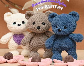 Polar Bear Crochet Pattern: No Sew Amigurumi (PDF Pattern)