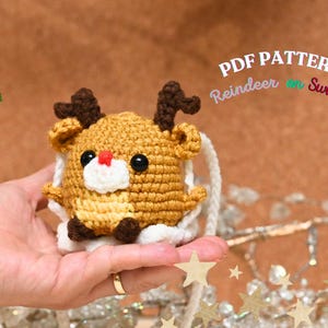 Reindeer Swing Crochet Pattern, Christmas Joy Swing Crochet Pattern, Christmas Car Hanging Crochet Pattern, Christmas Holiday Crochet