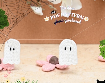 Patrón de guirnalda fantasma de crochet sin costuras (patrón PDF)