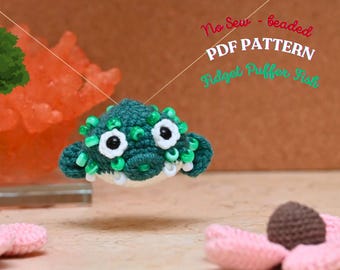 Gehaakt kogelvispatroon met kralen: No Sew amigurumi-sensorisch speelgoed (pdf)