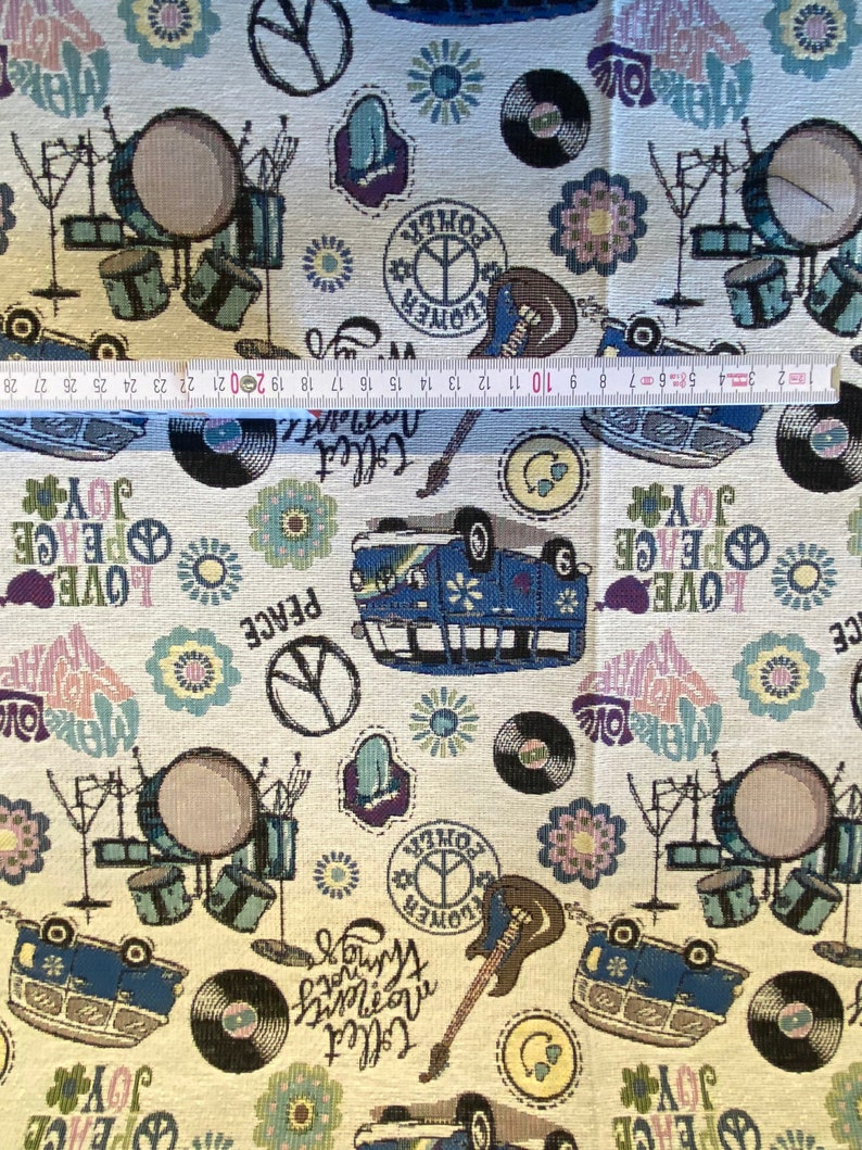 Flower Power Bus Tapestry