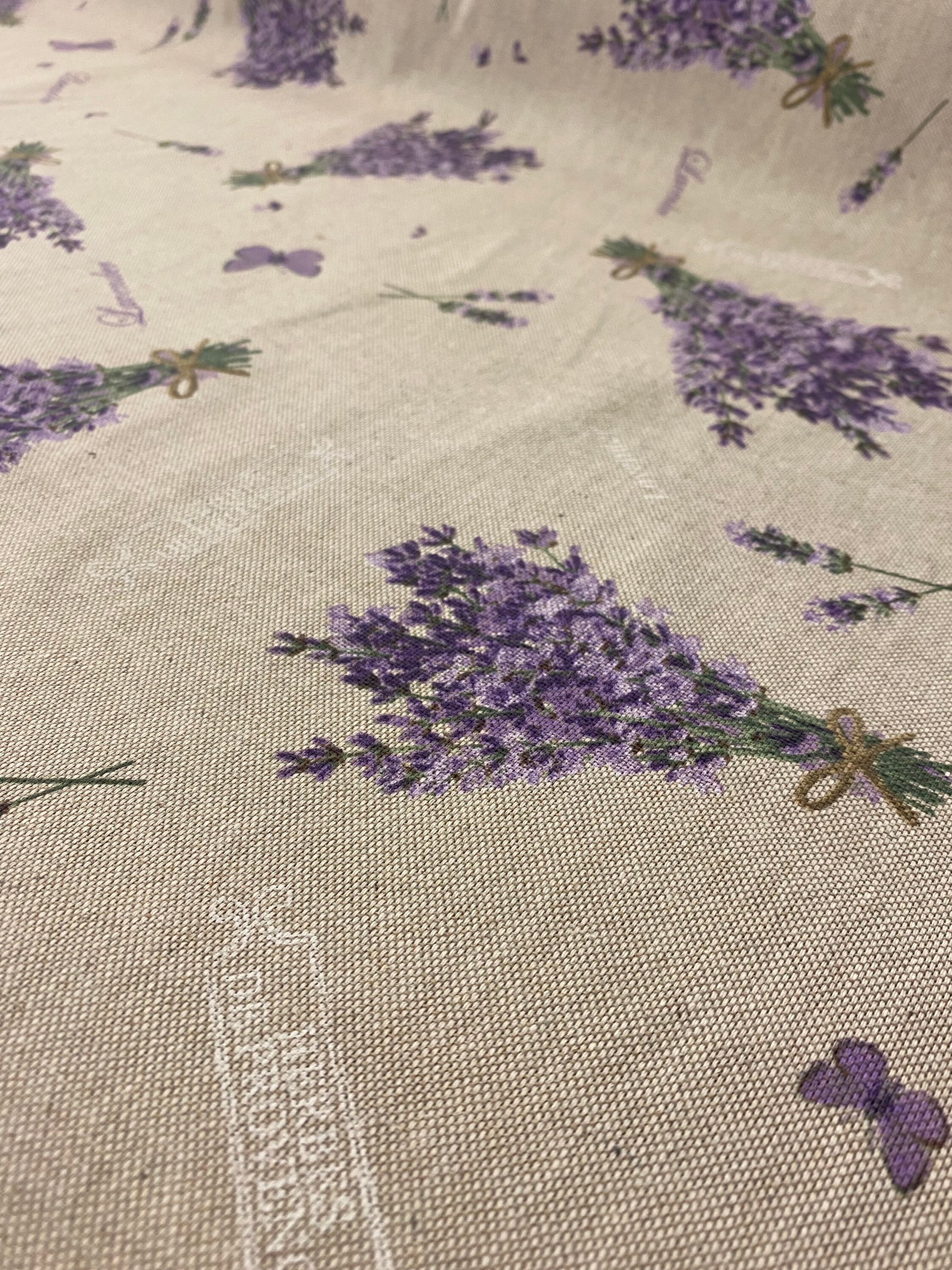 Lavender Decorative Fabric Fabric Etsy