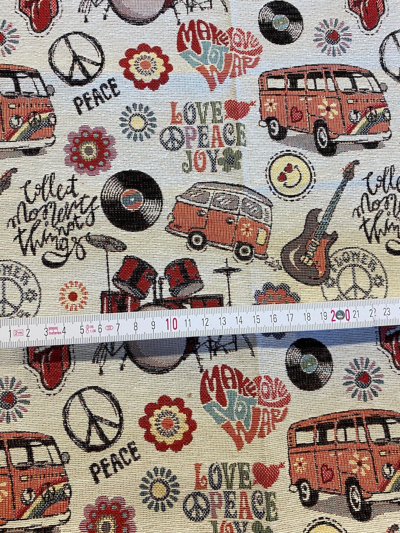 Flower Power Bus Tapestry
