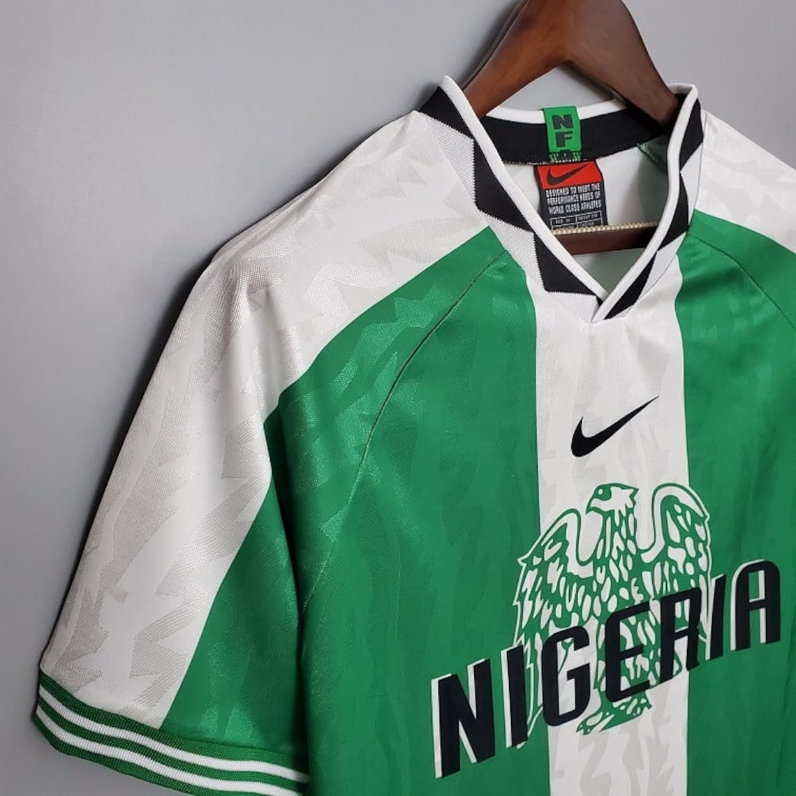 NIGERIA 1996 Retro Reissue Version football Shirt Home Jersey Etsy