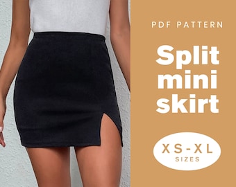 micro mini skirt pattern