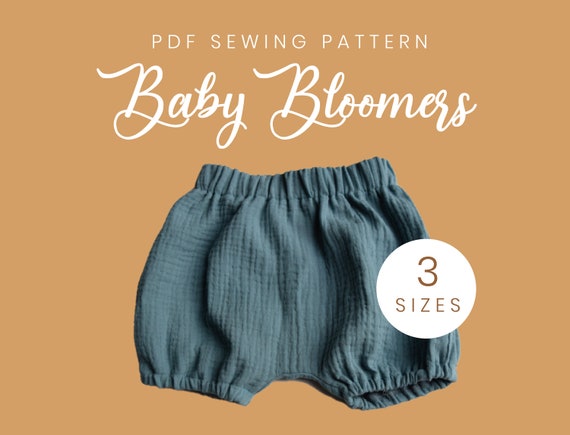 Cute Baby Bloomers Sewing Pattern SML Diaper Covers - Etsy
