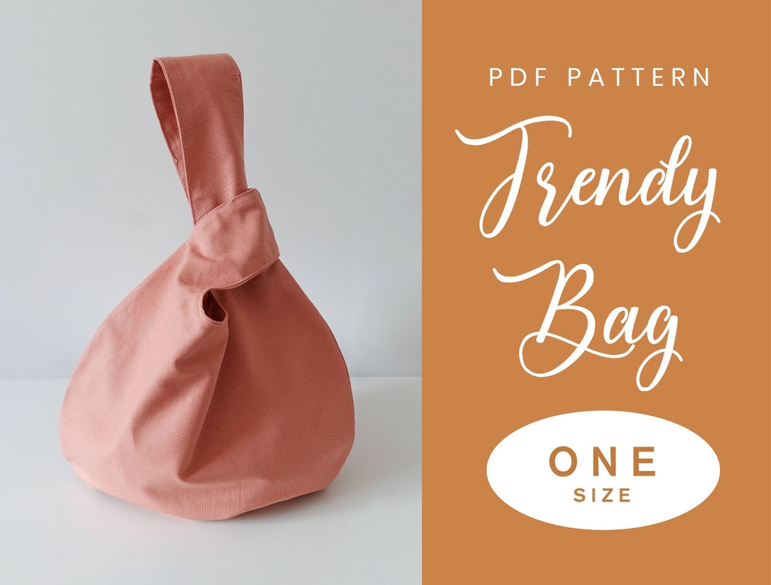 Buy Large Knot Bag PDF Sewing Pattern With Tutorial Instant Online in India  