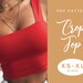 Crop Top Sewing Pattern | XS-XL | Instant Download | Easy Digital PDF 