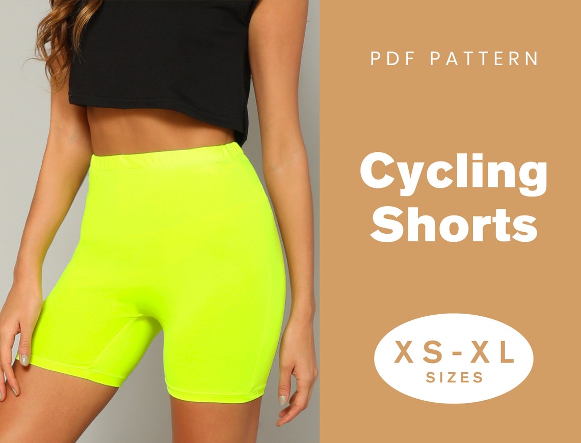 Cycling Shorts Sewing Pattern Leggings XSXL Instant Etsy UK