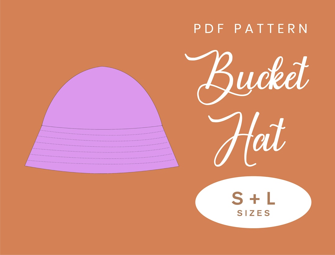 Bucket Hat Sewing Pattern Instant Download Digital PDF Friend Sewing Gift Accessories Beach Hat