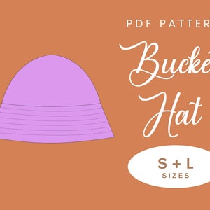 Bucket Hat Sewing Pattern | Instant Download | Digital PDF | Friend Sewing Gift Accessories | Beach Hat Summer Pattern