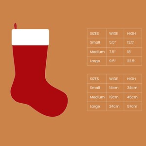 Christmas Stocking Sewing Pattern Three Sizes Instant Download Easy Digital PDF Sewing Gift Accesory Christmas Hanging Sock image 4