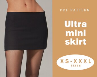 Ultra Short Skirt - Etsy